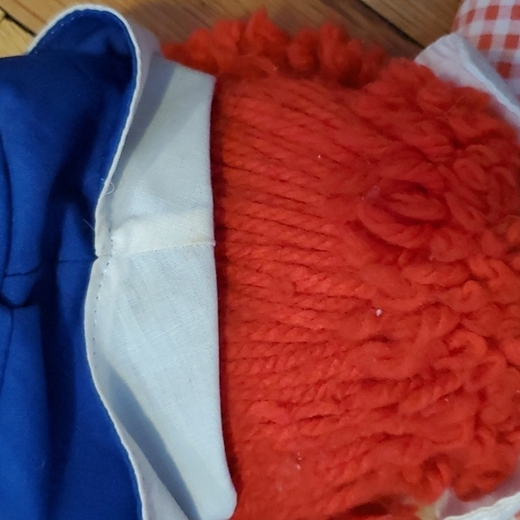 VINTAGE Raggedy Andy Johnny Gruelle 12" Embroidered Doll, Applause # 8457 - Picture 7 of 7